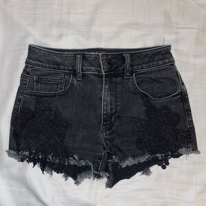 Black American Eagle Shorts